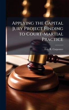 Cover Applying the Capital Jury Project Finding to Court-Martial Practice