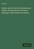 Zehnter Bericht über das Bestehen und Wirken des historischen Vereins zu Bamberg in Oberfranken von Bayern Zehnter Bericht über das Bestehen und Wirken des historischen Vereins zu Bamberg in Oberfranken von Bayern