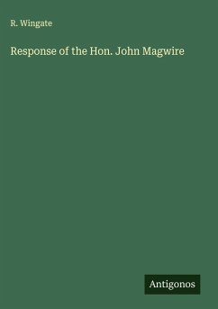 Cover Response of the Hon. John Magwire