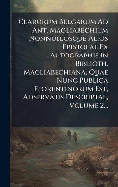 Cover Clarorum Belgarum Ad Ant. Magliabechium Nonnullosque Alios Epistolae Ex Autographis In Biblioth. Magliabechiana, Quae Nunc Publica Florentinorum Est, Adservatis Descriptae, Volume 2...