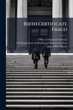 Cover Birth Certificate Fraud