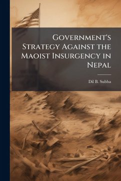 Cover Government's Strategy Against the Maoist Insurgency in Nepal