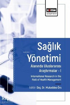 Cover Saglik Yönetimi Alaninda Uluslararasi Arastirmalar 1