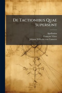 Cover De Tactionibus Quae Supersunt