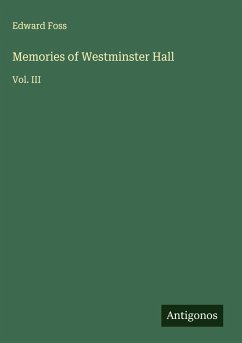 Cover Memories of Westminster Hall