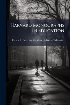 Cover Harvard Monographs In Education