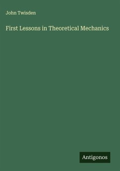 Cover First Lessons in Theoretical Mechanics
