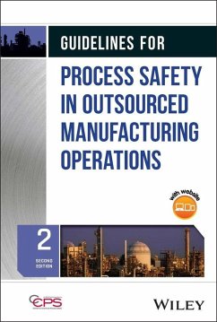 Cover Guidelines for Process Safety in Outsourced Manufacturing
