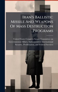 Cover Iran's Ballistic Missile And Weapons Of Mass Destruction Programs