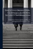 Executive Order 13526-Classified National Security Information