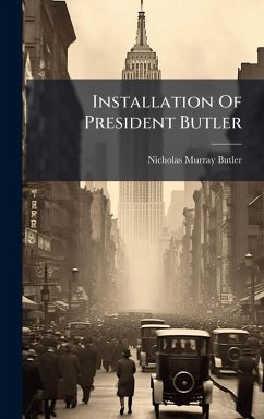 Cover Installation Of President Butler