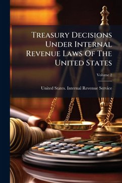 Cover Treasury Decisions Under Internal Revenue Laws Of The United States