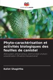 Phyto-caractérisation et activités biologiques des feuilles de canistel Phyto-caractérisation et activités biologiques des feuilles de canistel