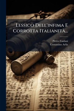 Cover Lessico Dell'infima E Corrotta ItalianitÃ ...