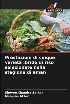 Prestazioni di cinque varietà ibride di riso selezionate nella stagione di aman - Sarkar, Shovon Chandra;Akter, Mahjuba Prestazioni di cinque varietà ibride di riso selezionate nella stagione di aman - Sarkar, Shovon Chandra;Akter, Mahjuba