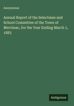 Cover Annual Report of the Selectmen and School Committee of the Town of Merrimac, for the Year Ending March 1, 1883