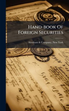 Cover Hand-book Of Foreign Securities