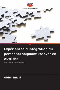 Cover Expériences d'intégration du personnel soignant kosovar en Autriche