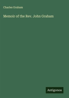 Cover Memoir of the Rev. John Graham