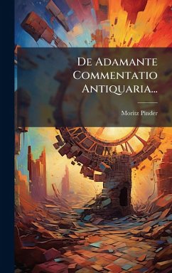 Cover De Adamante Commentatio Antiquaria...