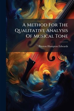 Cover A Method For The Qualitative Analysis Of Musical Tone