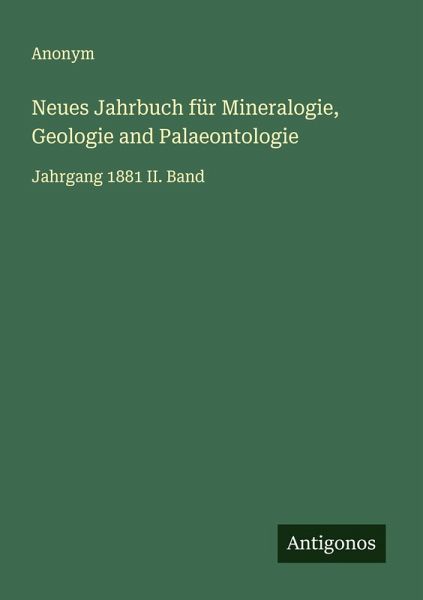 Neues Jahrbuch für Mineralogie, Geologie and Palaeontologie