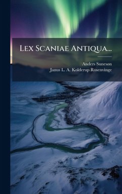Cover Lex Scaniae Antiqua...