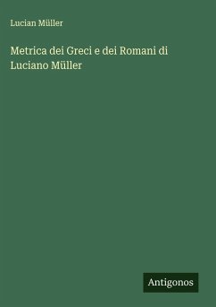 Cover Metrica dei Greci e dei Romani di Luciano Müller