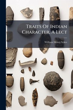 Cover Traits Of Indian Character, A Lect