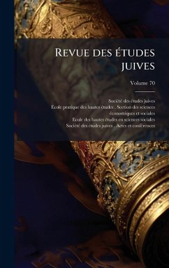 Cover Revue des Ã(c)tudes juives
