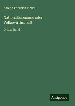 Nationalöconomie oder Volkswirthschaft Cover Nationalöconomie oder Volkswirthschaft