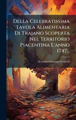 Cover Della Celebratissima Tavola Alimentaria Di Trajano Scoperta Nel Territorio Piacentina L'anno 1747...