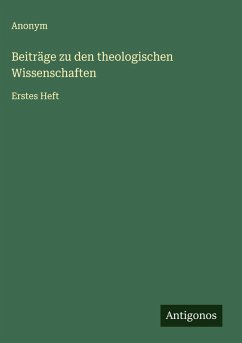 Beiträge zu den theologischen Wissenschaften Cover Beiträge zu den theologischen Wissenschaften