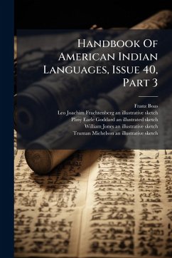 Cover Handbook Of American Indian Languages, Issue 40, Part 3