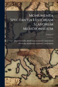 Cover Monumenta Spectantia Historiam Slavorum Meridionalium