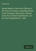Annual Report of the Town Officers of the Town of Laconia, Comprising Those of the Treasurer, Selectmen, Overseer of the Poor. School Committee &c., for the Year Ending March 1, 1883 Annual Report of the Town Officers of the Town of Laconia, Comprising Those of the Treasurer, Selectmen, Overseer of the Poor. School Committee &c., for the Year Ending March 1, 1883