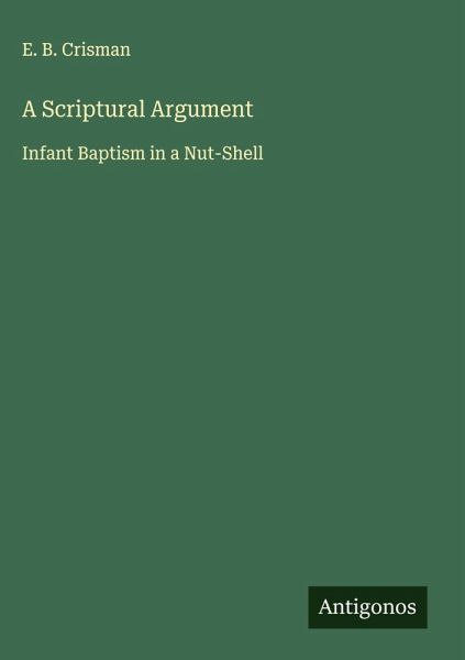 A Scriptural Argument