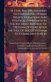 H. Con. Res. 295, Relating To Continuing Human Rights Violations And Political Oppression In The Socialist Republic Of Vietnam 25 Years After The Fall Of South Vietnam To Communist Forces