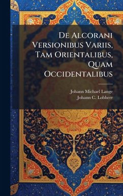 Cover De Alcorani Versionibus Variis, Tam Orientalibus, Quam Occidentalibus