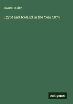Cover Egypt and Iceland in the Year 1874
