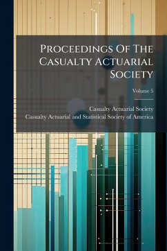 Cover Proceedings Of The Casualty Actuarial Society