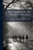 Proceedings Of The Board Of Regents