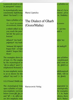 Cover The Dialect of G¿arb (Gozo/Malta)