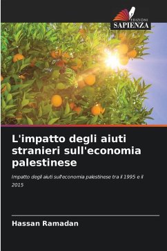 Cover L'impatto degli aiuti stranieri sull'economia palestinese