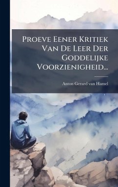 Cover Proeve Eener Kritiek Van De Leer Der Goddelijke Voorzienigheid...