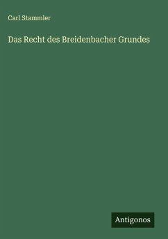 Cover Das Recht des Breidenbacher Grundes