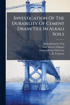 Cover Investigation Of The Durability Of Cement Drain Tile In Alkali Soils