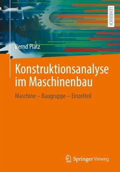 Cover Konstruktionsanalyse im Maschinenbau