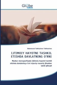 Cover IJTIMOIY HAYOTNI TASHKIL ETISHDA DAVLATNING O'RNI
