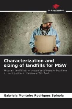 Cover Characterization and sizing of landfills for MSW